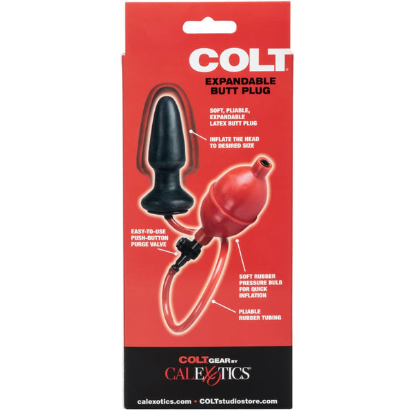 CalExotics COLT Expandable Butt Plug - Extreme Toyz Singapore - https://extremetoyz.com.sg - Sex Toys and Lingerie Online Store