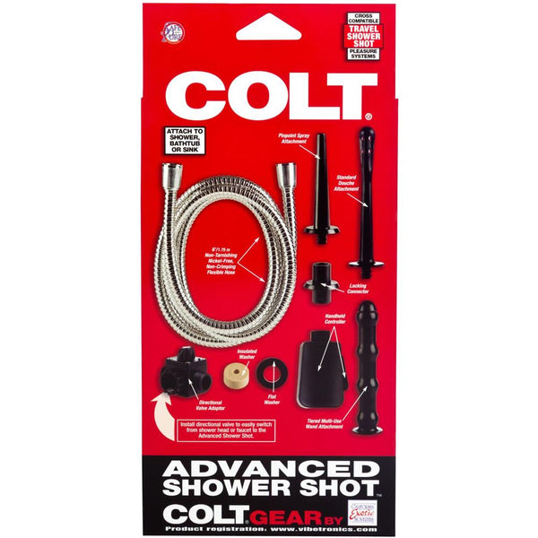 CalExotics COLT Advanced Shower Shot Anal Douche - Extreme Toyz Singapore - https://extremetoyz.com.sg - Sex Toys and Lingerie Online Store