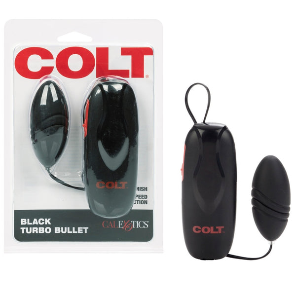 CalExotics COLT Turbo Bullet Vibrator - Black - Extreme Toyz Singapore - https://extremetoyz.com.sg - Sex Toys and Lingerie Online Store
