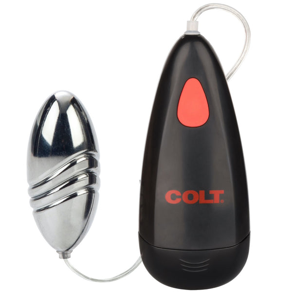 CalExotics COLT Waterproof Silver Turbo Bullet Vibrator - Extreme Toyz Singapore - https://extremetoyz.com.sg - Sex Toys and Lingerie Online Store