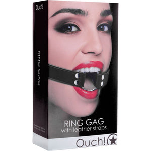 Shots America Ouch! Ring Gag - Extreme Toyz Singapore - https://extremetoyz.com.sg - Sex Toys and Lingerie Online Store