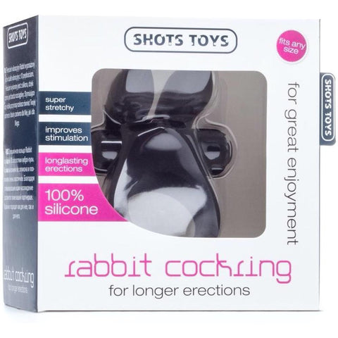 Shots America Rabbit Vibrating Cockring - Extreme Toyz Singapore - https://extremetoyz.com.sg - Sex Toys and Lingerie Online Store
