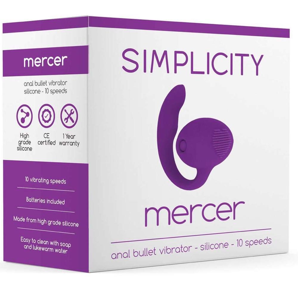 Mercer Silicone Anal Bullet Vibrator