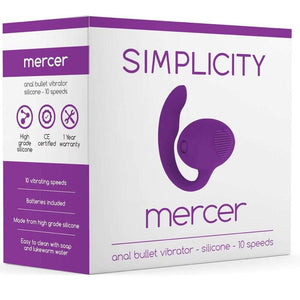 Mercer Silicone Anal Bullet Vibrator