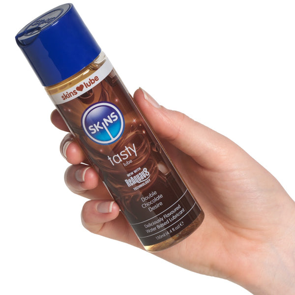 Skins  Double Chocolate Desire Lubricant 4.4 oz. (130ml) - Extreme Toyz Singapore - https://extremetoyz.com.sg - Sex Toys and Lingerie Online Store