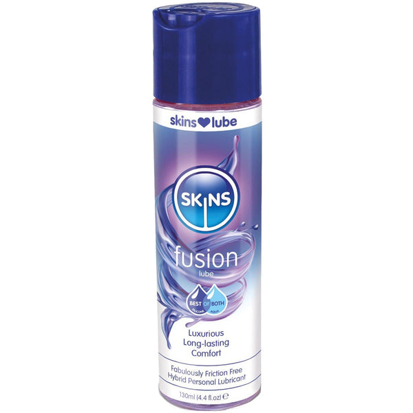 Skins Fusion Silicone & Aqua Hybrid Lubricant 4.4 oz. (130ml) - Extreme Toyz Singapore - https://extremetoyz.com.sg - Sex Toys and Lingerie Online Store