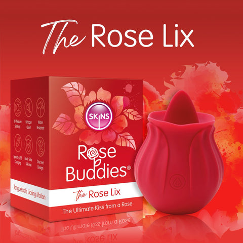 Skins Rose Buddies The Rose Lix Rechargeable Licking Vibrator - Extreme Toyz Singapore - https://extremetoyz.com.sg - Sex Toys and Lingerie Online StoreSkins Rose Buddies The Rose Lix Rechargeable Licking Vibrator - Extreme Toyz Singapore - https://extremetoyz.com.sg - Sex Toys and Lingerie Online Store