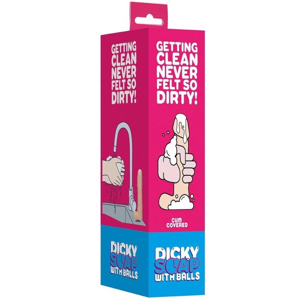 Shots America Dicky Soap With Balls - Cum Covered - Flesh - Extreme Toyz Singapore - https://extremetoyz.com.sg - Sex Toys and Lingerie Online Store