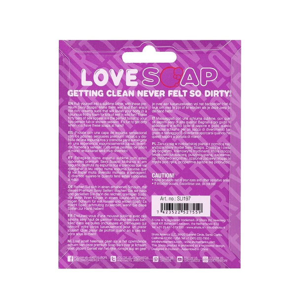 Shots America S-Line Dirty Love Scented Soap Bar - Lavender - Extreme Toyz Singapore - https://extremetoyz.com.sg - Sex Toys and Lingerie Online Store