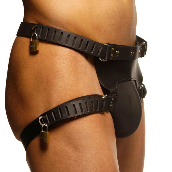Strict Leather Locking Chastity Belt