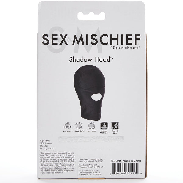 Sportsheets Sex & Mischief Shadow Hood - Extreme Toyz Singapore - https://extremetoyz.com.sg - Sex Toys and Lingerie Online Store