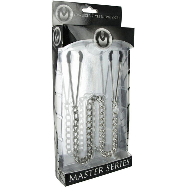 Master Series Reign Tweezer Nipple Vice - Extreme Toyz Singapore - https://extremetoyz.com.sg - Sex Toys and Lingerie Online Store - Bondage Gear / Vibrators / Electrosex Toys / Wireless Remote Control Vibes / Sexy Lingerie and Role Play / BDSM / Dungeon Furnitures / Dildos and Strap Ons  / Anal and Prostate Massagers / Anal Douche and Cleaning Aide / Delay Sprays and Gels / Lubricants and more...