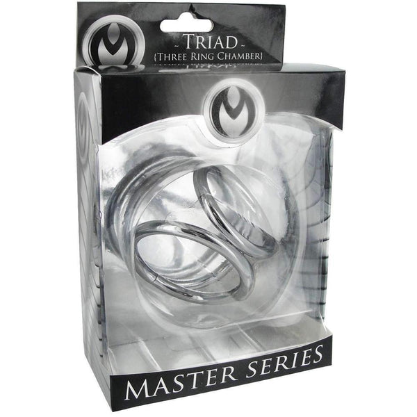 Master Series The Triad Chamber Cock & Ball Ring - Extreme Toyz Singapore - https://extremetoyz.com.sg - Sex Toys and Lingerie Online Store - Bondage Gear / Vibrators / Electrosex Toys / Wireless Remote Control Vibes / Sexy Lingerie and Role Play / BDSM / Dungeon Furnitures / Dildos and Strap Ons  / Anal and Prostate Massagers / Anal Douche and Cleaning Aide / Delay Sprays and Gels / Lubricants and more...