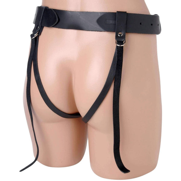 Strict Leather Premium Leather Strap-On Harness - Extreme Toyz Singapore - https://extremetoyz.com.sg - Sex Toys and Lingerie Online Store