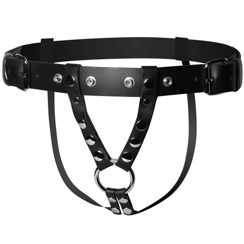 STRICT LEATHER Double Penetration Premium Leather Harness - Extreme Toyz Singapore - https://extremetoyz.com.sg - Sex Toys and Lingerie Online Store - Bondage Gear / Vibrators / Electrosex Toys / Wireless Remote Control Vibes / Sexy Lingerie and Role Play / BDSM / Dungeon Furnitures / Dildos and Strap Ons  / Anal and Prostate Massagers / Anal Douche and Cleaning Aide / Delay Sprays and Gels / Lubricants and more...