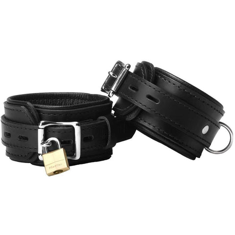Strict Leather Premium Locking Wrist Cuffs Extreme Toyz Singapore