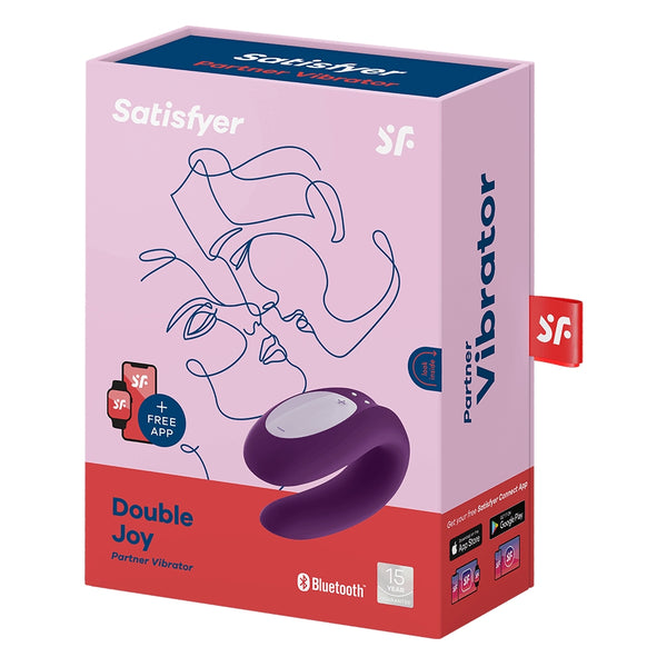 Satisfyer Double Joy App Enabled Partner Vibrator - Extreme Toyz Singapore - https://extremetoyz.com.sg - Sex Toys and Lingerie Online Store