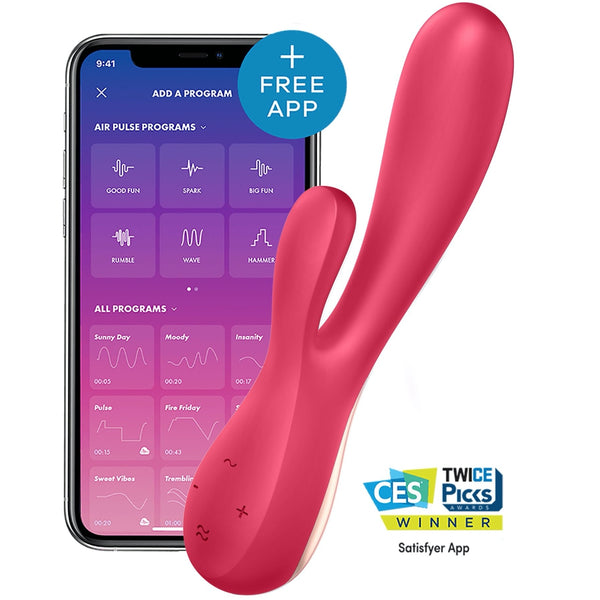Satisfyer Mono Flex App Enabled Rabbit Vibrator - Extreme Toyz Singapore - https://extremetoyz.com.sg - Sex Toys and Lingerie Online Store