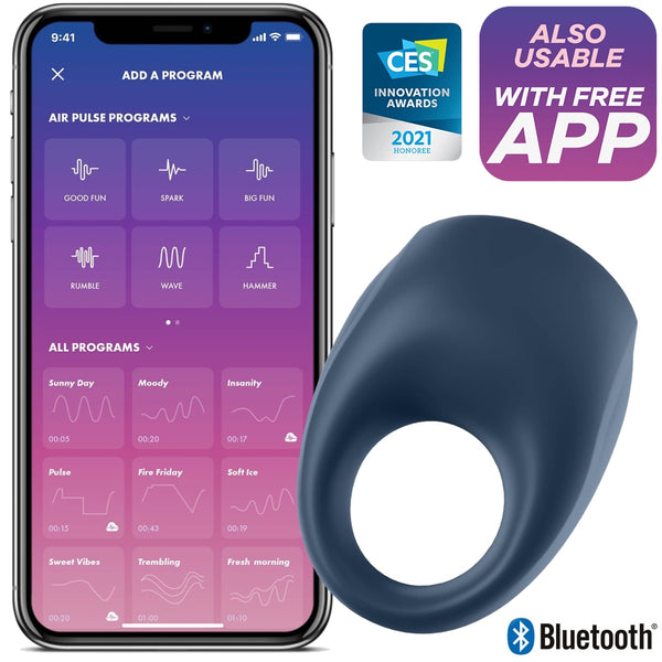 Satisfyer Strong One App Enabled Cock Ring - Extreme Toyz Singapore - https://extremetoyz.com.sg - Sex Toys and Lingerie Online Store