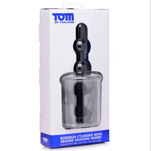 Tom of Finland Rosebud Cylinder with Beaded Silicone Insert - Extreme Toyz Singapore - https://extremetoyz.com.sg - Sex Toys and Lingerie Online Store - Bondage Gear / Vibrators / Electrosex Toys / Wireless Remote Control Vibes / Sexy Lingerie and Role Play / BDSM / Dungeon Furnitures / Dildos and Strap Ons  / Anal and Prostate Massagers / Anal Douche and Cleaning Aide / Delay Sprays and Gels / Lubricants and more...