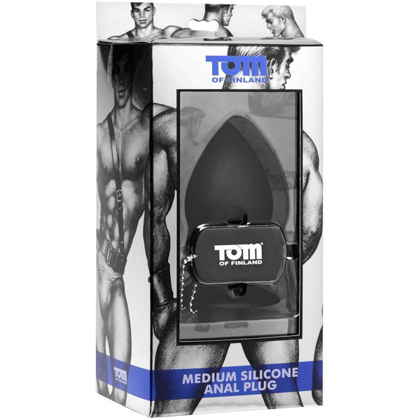 Tom of Finland Medium Silicone Anal Plug - Extreme Toyz Singapore - https://extremetoyz.com.sg - Sex Toys and Lingerie Online Store - Bondage Gear / Vibrators / Electrosex Toys / Wireless Remote Control Vibes / Sexy Lingerie and Role Play / BDSM / Dungeon Furnitures / Dildos and Strap Ons  / Anal and Prostate Massagers / Anal Douche and Cleaning Aide / Delay Sprays and Gels / Lubricants and more...