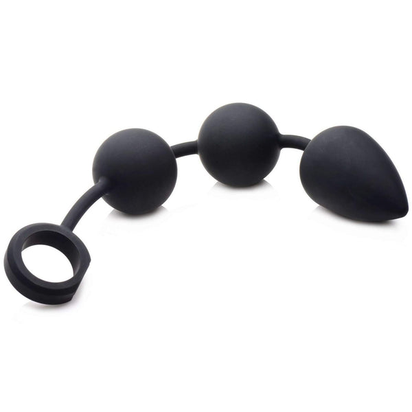 Tom of Finland Weighted Anal Ball Beads - Extreme Toyz Singapore - https://extremetoyz.com.sg - Sex Toys and Lingerie Online Store - Bondage Gear / Vibrators / Electrosex Toys / Wireless Remote Control Vibes / Sexy Lingerie and Role Play / BDSM / Dungeon Furnitures / Dildos and Strap Ons  / Anal and Prostate Massagers / Anal Douche and Cleaning Aide / Delay Sprays and Gels / Lubricants and more...