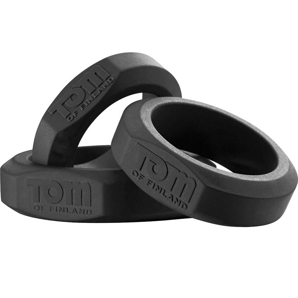 Tom of Finland 3 Piece Silicone Cock Ring Set (2 Colours Available)  - Extreme Toyz Singapore - https://extremetoyz.com.sg - Sex Toys and Lingerie Online Store - Bondage Gear / Vibrators / Electrosex Toys / Wireless Remote Control Vibes / Sexy Lingerie and Role Play / BDSM / Dungeon Furnitures / Dildos and Strap Ons  / Anal and Prostate Massagers / Anal Douche and Cleaning Aide / Delay Sprays and Gels / Lubricants and more...