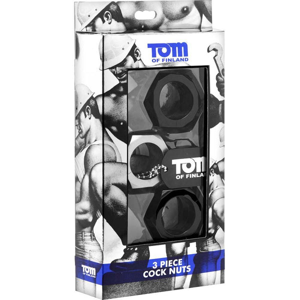 Tom of Finland 3 Piece Cock Nuts - Extreme Toyz Singapore - https://extremetoyz.com.sg - Sex Toys and Lingerie Online Store - Bondage Gear / Vibrators / Electrosex Toys / Wireless Remote Control Vibes / Sexy Lingerie and Role Play / BDSM / Dungeon Furnitures / Dildos and Strap Ons  / Anal and Prostate Massagers / Anal Douche and Cleaning Aide / Delay Sprays and Gels / Lubricants and more...