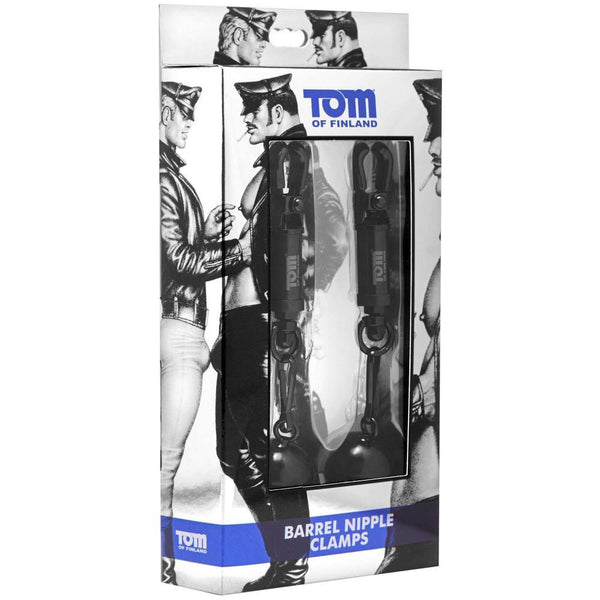 Tom of Finland Barrel Nipple Clamps - Extreme Toyz Singapore - https://extremetoyz.com.sg - Sex Toys and Lingerie Online Store - Bondage Gear / Vibrators / Electrosex Toys / Wireless Remote Control Vibes / Sexy Lingerie and Role Play / BDSM / Dungeon Furnitures / Dildos and Strap Ons  / Anal and Prostate Massagers / Anal Douche and Cleaning Aide / Delay Sprays and Gels / Lubricants and more...