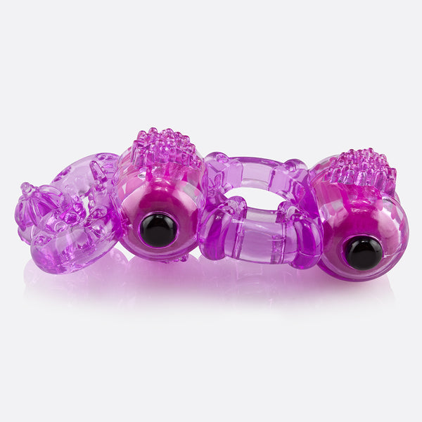 Screaming O Tri-O Triple Pleasure Vibrating Ring - Extreme Toyz Singapore - https://extremetoyz.com.sg - Sex Toys and Lingerie Online Store - Bondage Gear / Vibrators / Electrosex Toys / Wireless Remote Control Vibes / Sexy Lingerie and Role Play / BDSM / Dungeon Furnitures / Dildos and Strap Ons  / Anal and Prostate Massagers / Anal Douche and Cleaning Aide / Delay Sprays and Gels / Lubricants and more...