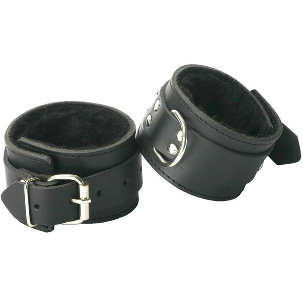 Strict Leather Fur Lined Wrist Cuffs Extreme Toyz Singapore