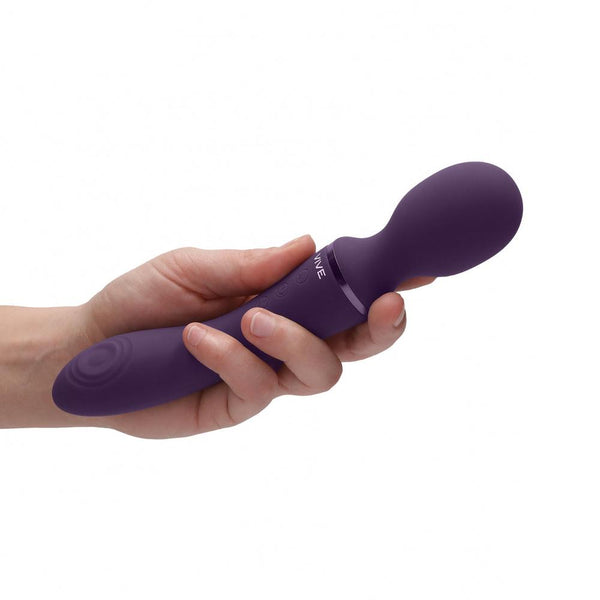 Shots America VIVE Enora Double Ended Pulse Wave Rechargeable Wand Vibrator - Extreme Toyz Singapore - https://extremetoyz.com.sg - Sex Toys and Lingerie Online Store