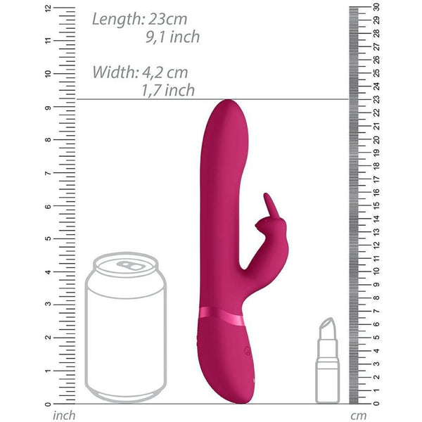 Shots America VIVE Amoris Triple-Action Rechargeable Stimulating Beads Rabbit Vibrator - Extreme Toyz Singapore - https://extremetoyz.com.sg - Sex Toys and Lingerie Online Store