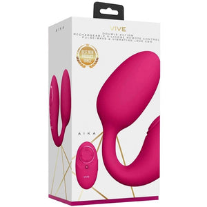 Shots America VIVE Aika Pulse Wave & Vibrating Love Egg with Remote Control - Extreme Toyz Singapore - https://extremetoyz.com.sg - Sex Toys and Lingerie Online Store