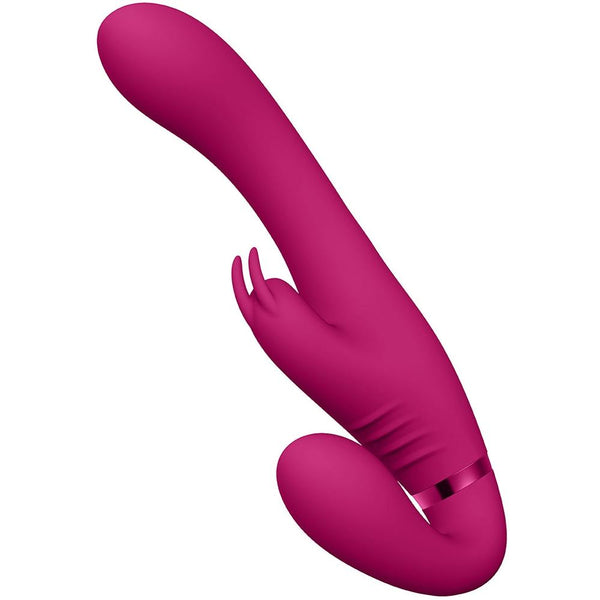 Shots America VIVE Suki Vibrating Strapless Strap-on Rechargeable Rabbit - Extreme Toyz Singapore - https://extremetoyz.com.sg - Sex Toys and Lingerie Online Store