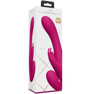 Shots America VIVE Suki Vibrating Strapless Strap-on Rechargeable Rabbit - Extreme Toyz Singapore - https://extremetoyz.com.sg - Sex Toys and Lingerie Online Store