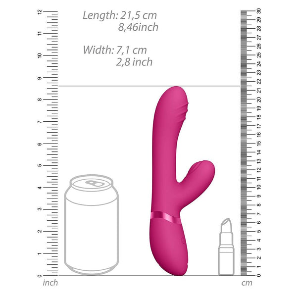 Shots America VIVE Tani Finger Motion with Pulse-Wave Rechargeable Rabbit Vibrator - Extreme Toyz Singapore - https://extremetoyz.com.sg - Sex Toys and Lingerie Online Store
