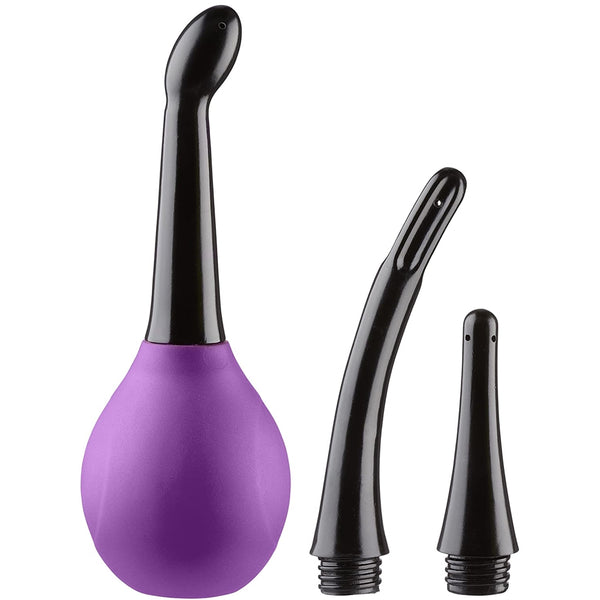Cloud 9 Fresh + Deluxe Anal Soft Tip Enema Douche with 3 Soft Nozzle Tips - Extreme Toyz Singapore - https://extremetoyz.com.sg - Sex Toys and Lingerie Online Store