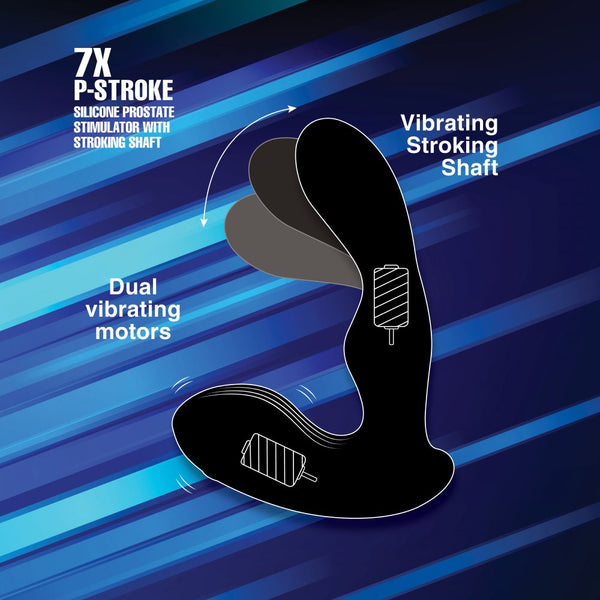 Alpha-Pro 7X P-Stroke Silicone Prostate Stimulator - Extreme Toyz Singapore - https://extremetoyz.com.sg - Sex Toys and Lingerie Online Store - Bondage Gear / Vibrators / Electrosex Toys / Wireless Remote Control Vibes / Sexy Lingerie and Role Play / BDSM / Dungeon Furnitures / Dildos and Strap Ons  / Anal and Prostate Massagers / Anal Douche and Cleaning Aide / Delay Sprays and Gels / Lubricants and more...