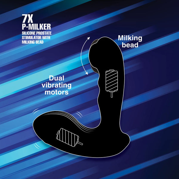 7X P-Milker Remote Control Silicone Prostate Stimulator