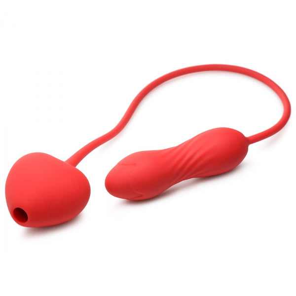 Inmi 10X Love on Me Suction Rechargeable Clit Stimulator and Vibrating Egg - Extreme Toyz Singapore - https://extremetoyz.com.sg - Sex Toys and Lingerie Online Store