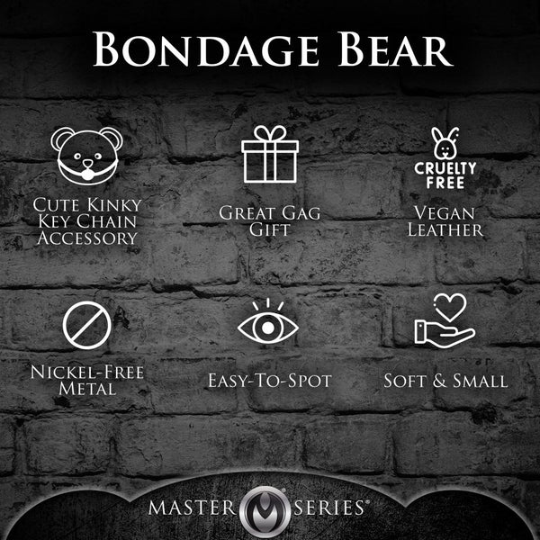 Master Series ShiBeari Teddy Bear Keychain - Extreme Toyz Singapore - https://extremetoyz.com.sg - Sex Toys and Lingerie Online Store