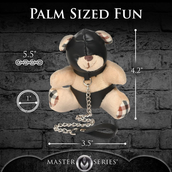 Master Series Hooded Teddy Bear Keychain - Extreme Toyz Singapore - https://extremetoyz.com.sg - Sex Toys and Lingerie Online Store