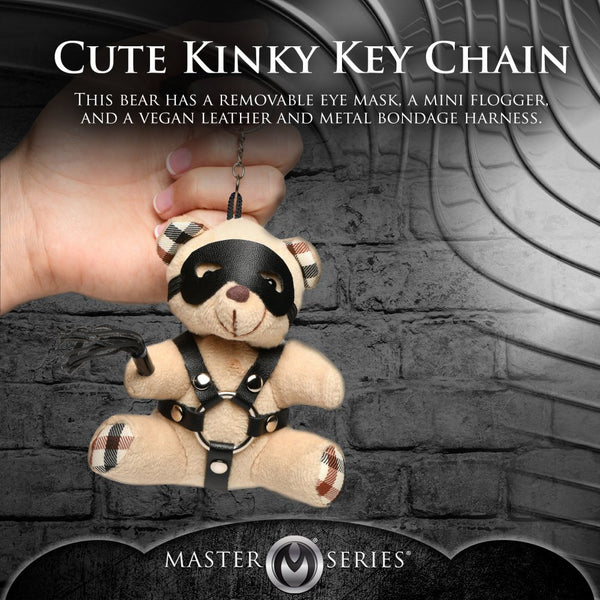 Master Series BDSM Teddy Bear Keychain - Extreme Toyz Singapore - https://extremetoyz.com.sg - Sex Toys and Lingerie Online Store
