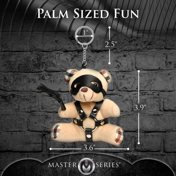 Master Series BDSM Teddy Bear Keychain - Extreme Toyz Singapore - https://extremetoyz.com.sg - Sex Toys and Lingerie Online Store