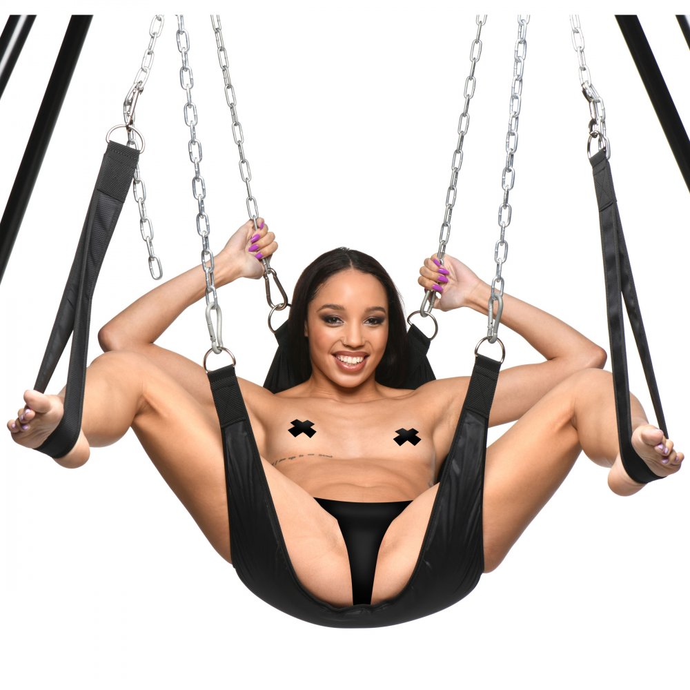 Master Series Nylon Sex Sling - Extreme Toyz Singapore - https://extremetoyz.com.sg - Sex Toys and Lingerie Online Store